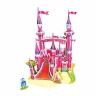 3D пазл из пенокартона РОЗОВЫЙ ЗАМОК (МИНИ СЕРИЯ) (29 деталей)