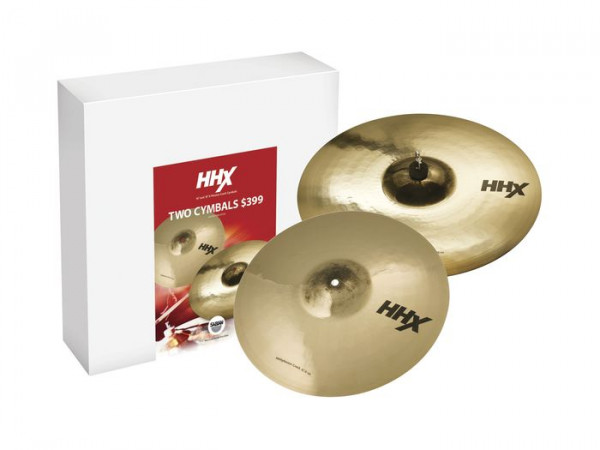 Набор тарелок SABIAN HHX 15004XPB X-Plosion Crashes Set (16" X-Plosion Crash, 18" X-Plosion Crash) полированные