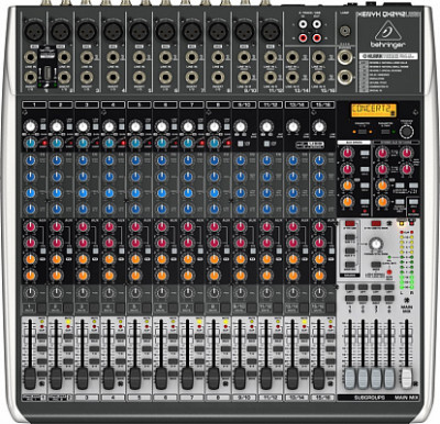 Behringer Xenyx QX2442USB микшерный пульт с ультра низким уровнем шума