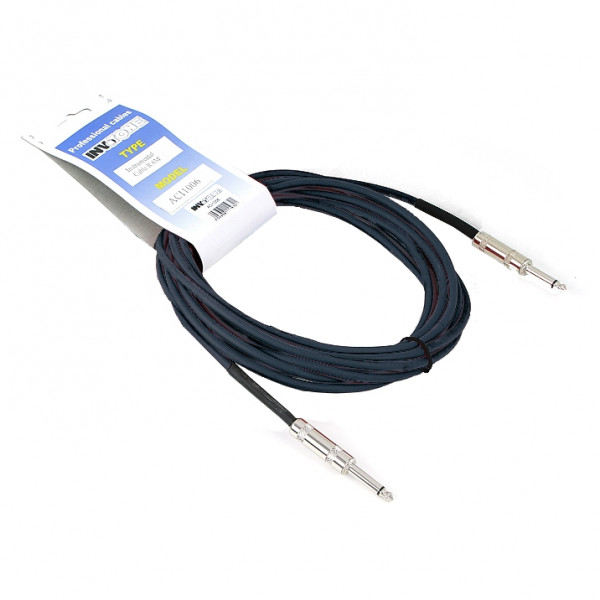 Invotone ACI1003M RU - инструментальный кабель, 6.3 mono Jack-6.3 mono Jack 3 м