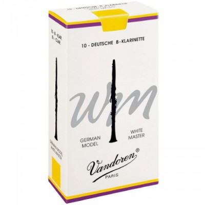 Трости для кларнета Vandoren Bb для кларнета с немецкой системой Bb CR-162 № 2 WHITE MASTER 10шт