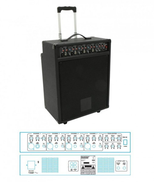 SILVER CREST PAC 10-12 4-х канальный комбоусилитель 50W