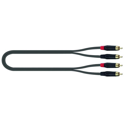 Кабель quik LOK JUST 4RCA, 1 компонентный, 2 RCA Male - 2 RCA Male, 1 м