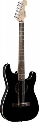 Fender STRATACOUSTIC BLACK электроакустическая гитара