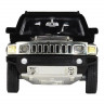 Машина "АВТОПАНОРАМА" Hummer H3, черный, 1/32, свет, звук, инерция, в/к 17,5*13,5*9 см