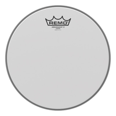 REMO AX-0110-00 AMBASSADOR® X, Coated, 10' Diameter однослойный матовый пластик