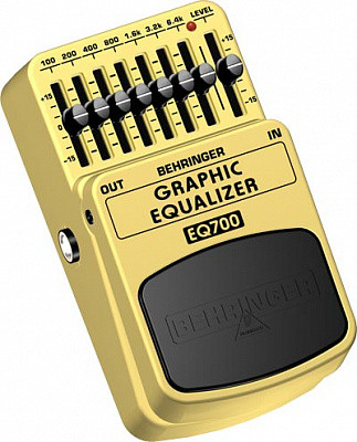 BEHRINGER EQ700 Педаль эффектов 7-полосный эквалайзер для гитар и клавишных.