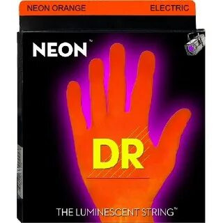 Струны для электрогитар люминесцентные DR NOE-9-46 NEON Orange