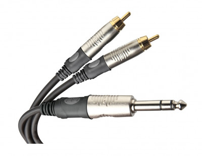 Die HARD DHT530 - профессиональный аудио кабель, стерео джек <-> 2х RCA 1.8 м