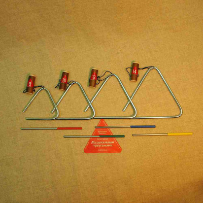 Комплект треугольников № 4 Мастерская Сереброва ЗЧ-КТ-ТР-04 (08-10-12-14 см, диаметр 6 мм)