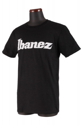 Футболка IBANEZ LOGO T-SHIRT BLACK S, цвет - чёрный