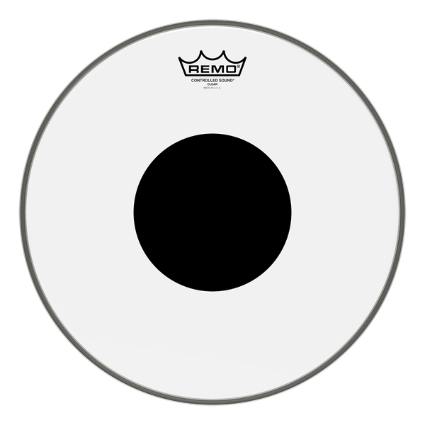 REMO CS-1320-10 Bass Controlled Sound Black Dot Clear 20" пластик для бас барабана
