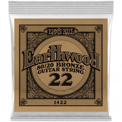 ERNIE BALL 1422 Earthwood 80/20 .022 - Струна одиночная для акустической гитары