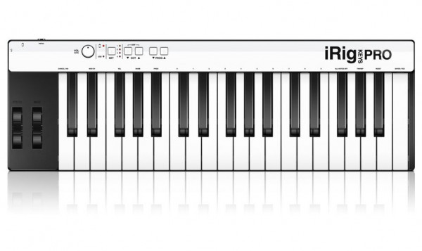 IK MULTIMEDIA iRig Keys PRO MIDI-клавиатура для iOS, Android, Mac и PC, полноразмерные клавиши, 37 клавиш