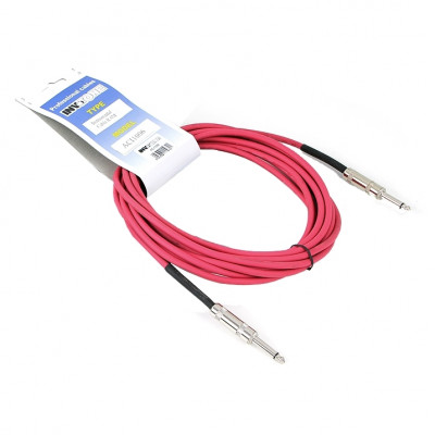 Invotone ACI1005/R - инструментальный кабель, 6.3 mono Jack-6.3 mono Jack 5 м (красный)