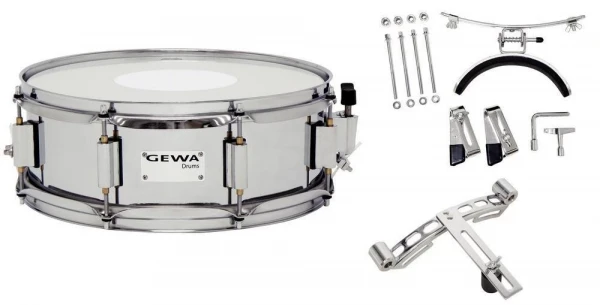 Gewa Steel Chrome HW SH 14x5,5" Маршевый малый барабан