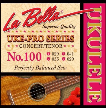 LA BELLA Set 100 Tenor/Concer струны для укулеле-тенор-концерт