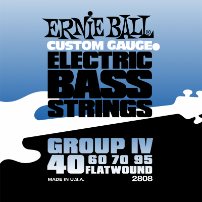 Ernie Ball 2808 Flat Wound Bass Group IV (40-60-70-95) для бас-гитары