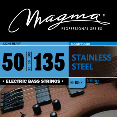 Комплект струн для 5-струнной бас-гитары Low B 50-135 Magma Strings BE185S