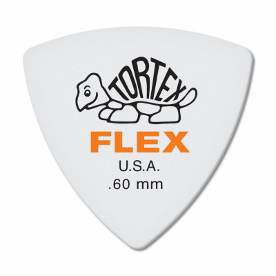 DUNLOP  456P.60 Tortex Flex Triangle Набор медиаторов 6 шт