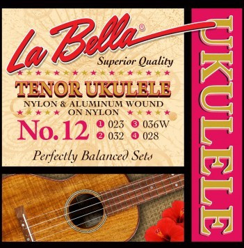LA BELLA 12 струны для укулеле-тенор