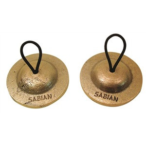 SABIAN 50101 2,4" Light тарелки пальчиковые разного веса (пара), на пальцы или подвесные, неполированные